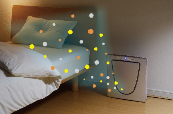 マイナスイオン機能で、気分はまるで森の中