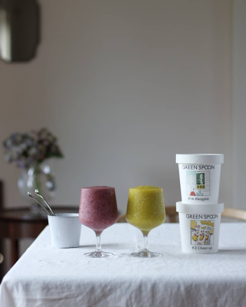 冷凍食材をつかった簡単スムージーミックス