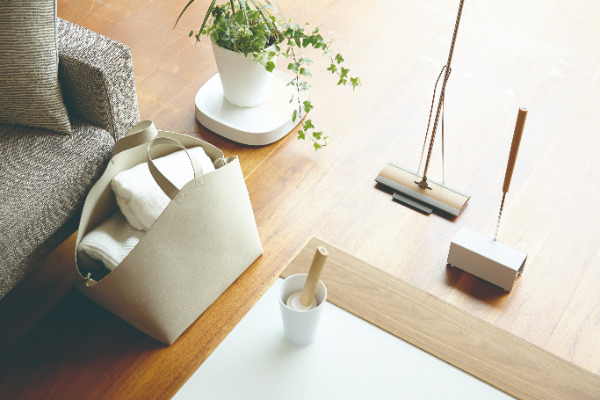 部屋のインテリアになじむtidy(ティディ)シリーズのお掃除グッズ