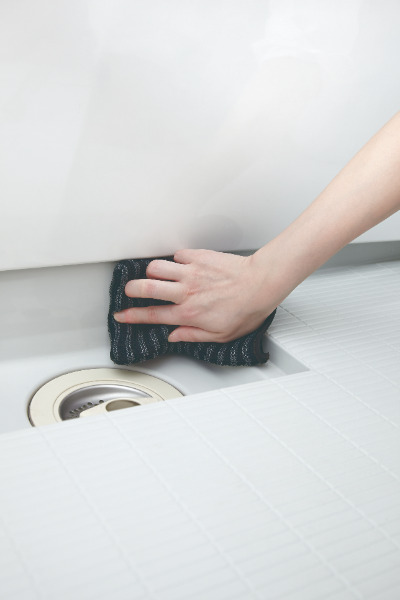 狭い場所やカーブも洗いやすい