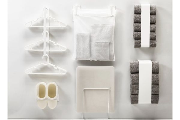 洗濯機周りの収納に便利。towerシリーズのランドリーアイテム