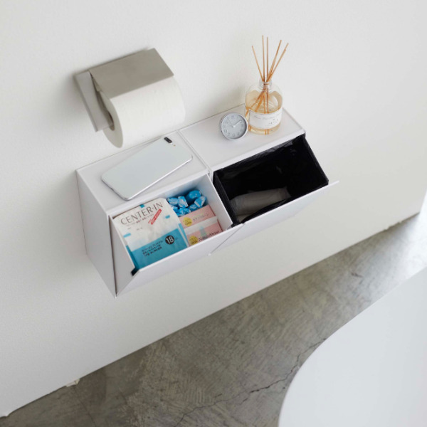 トイレで使う小物や掃除用品をすっきり収納