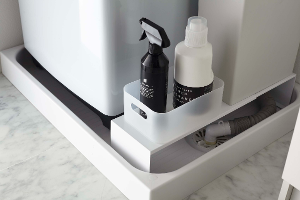 伸縮 洗濯機 排水口上ラック