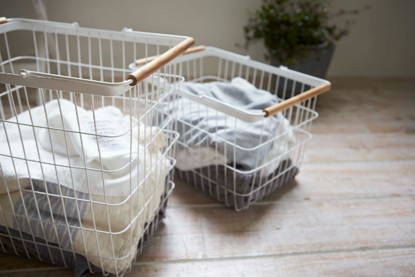 洗面スペースに馴染むシンプルでおしゃれな佇まい