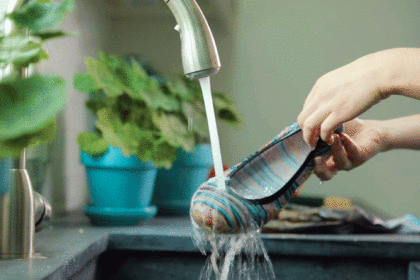 洗えるフラットシューズ