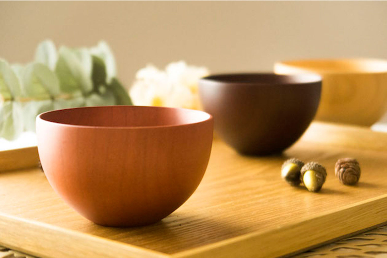 木のどんぶりボウル(小)