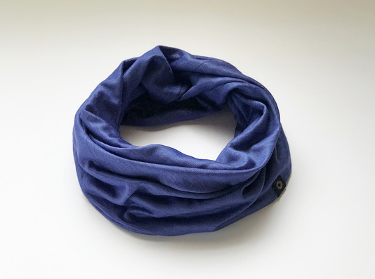 ふわとろ シルケットラミー麻のねじりスヌード 麻100