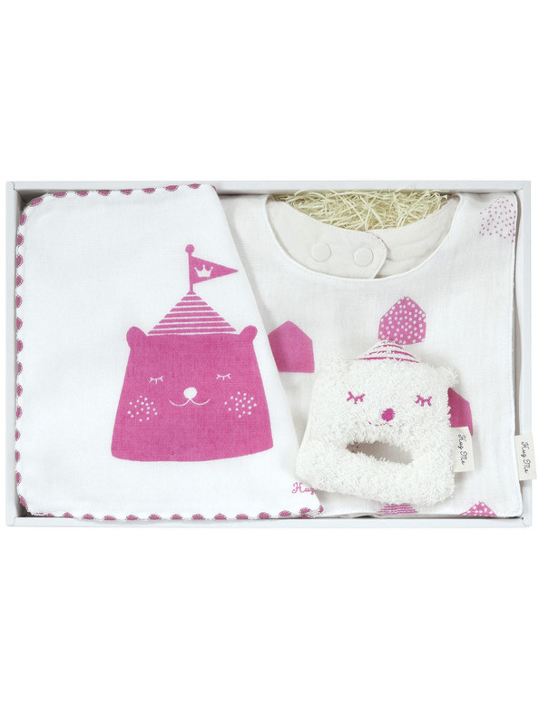 天然素材のベビーギフトセット[全3色]