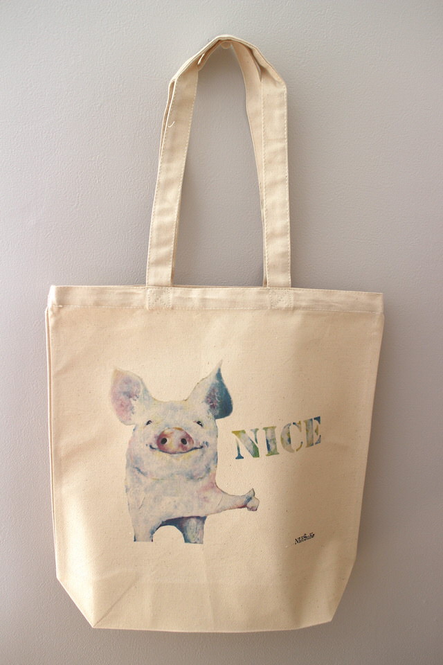 遊び心満載のトートバッグ