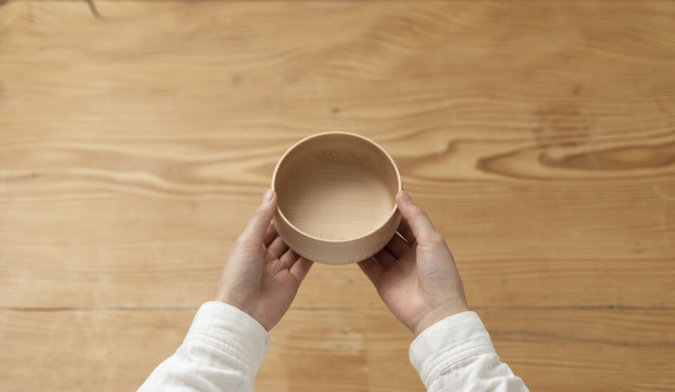 天然木のサラダボウル