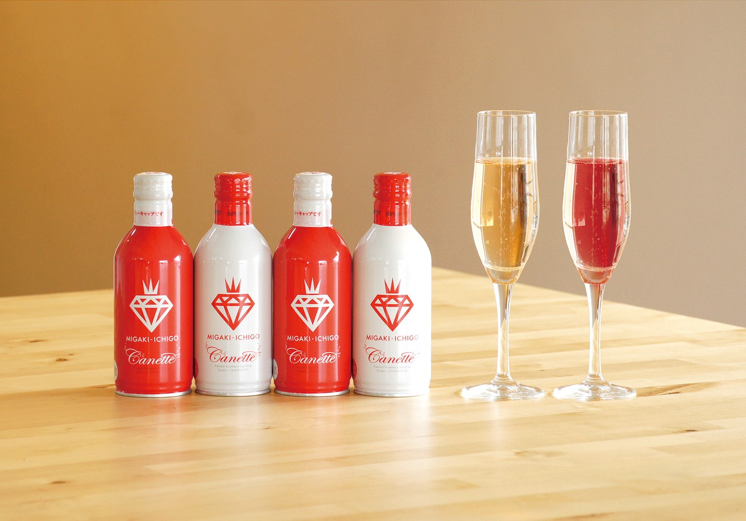 フルーティーなミガキイチゴワイン