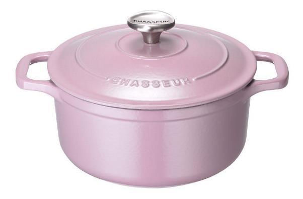 シャスール_ホーロー鍋_ピンク