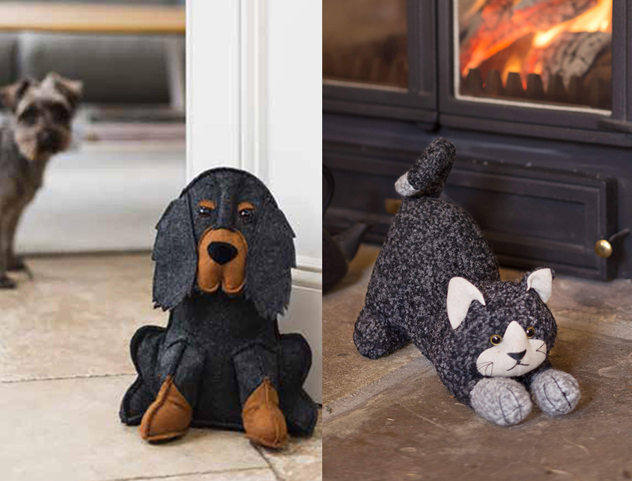 お部屋にかわいく溶け込むドアストッパー