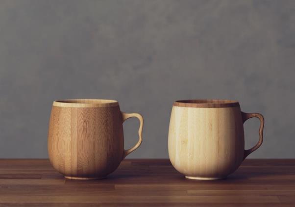 ブラウンとホワイトの2色のカラーリング