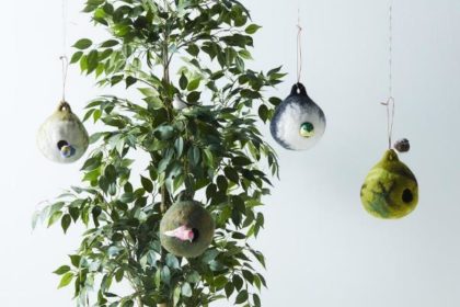 北欧インテリアにぴったりなバードハウス