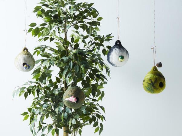 北欧インテリアにぴったりなバードハウス