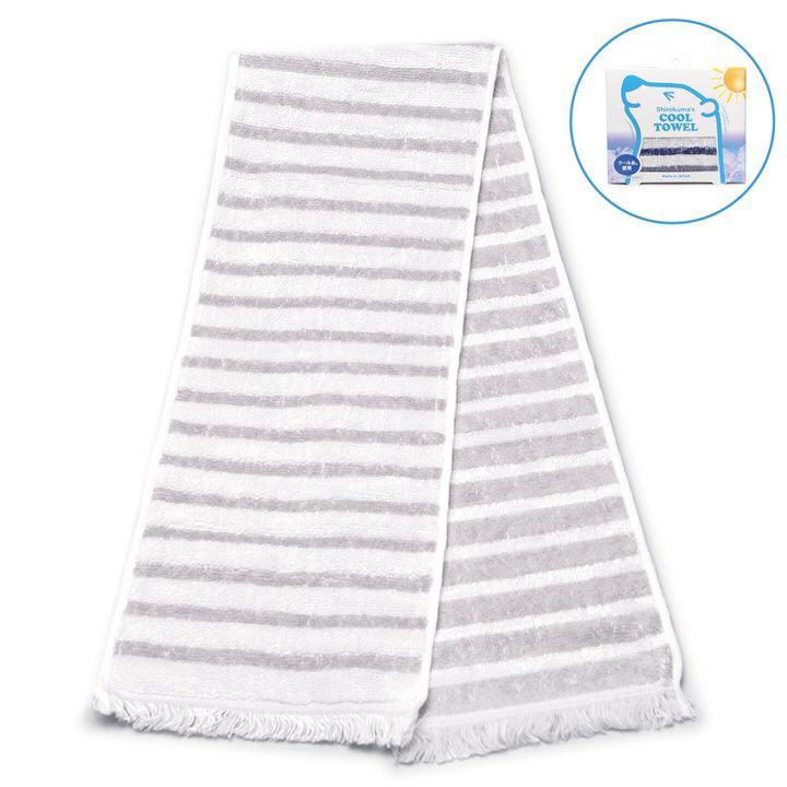 落ち着いた色合いのグレーボーダー