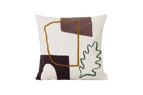 北欧テイストのクッション_リーフ