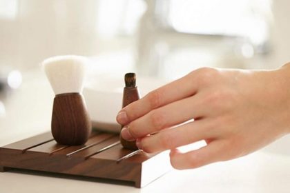 熊野筆の洗顔ブラシでフェイスケア