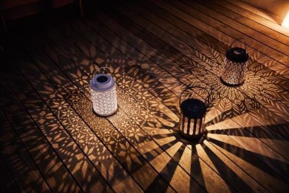 ランタンのやさしい明かり