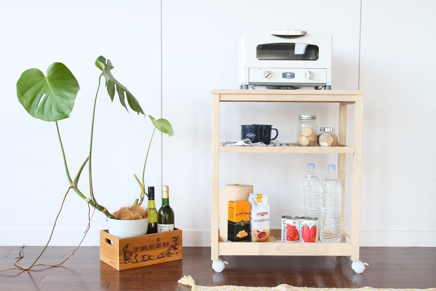 家中どこでも使えるキッチンワゴン