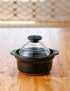 フタがガラスのご飯釜/ご飯釜のおひつ