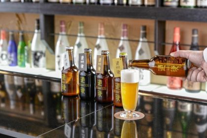 道後温泉の湯上りビール