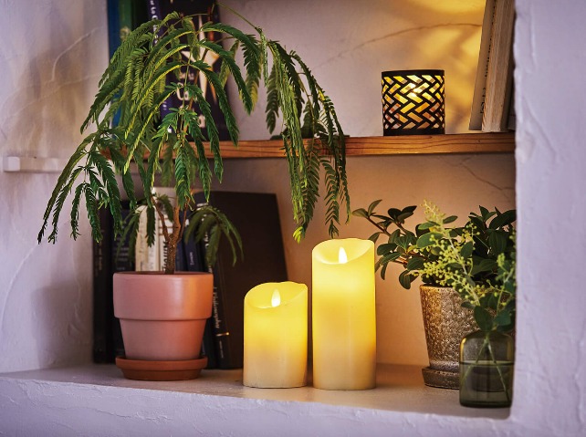 優しい炎のゆらぎでリフレッシュタイム