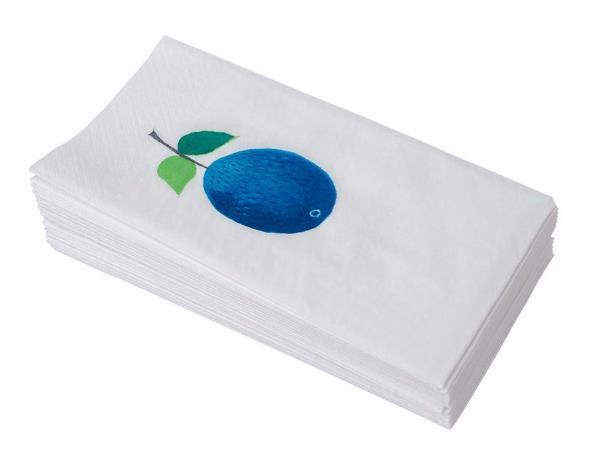 北欧柄のペーパーナプキン。おしゃれなプルーヌス柄はインテリアにも