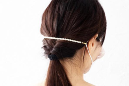 ジュエリーのようなマスクバンド