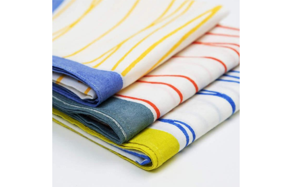 長く使いたいブロックプリントハンカチ