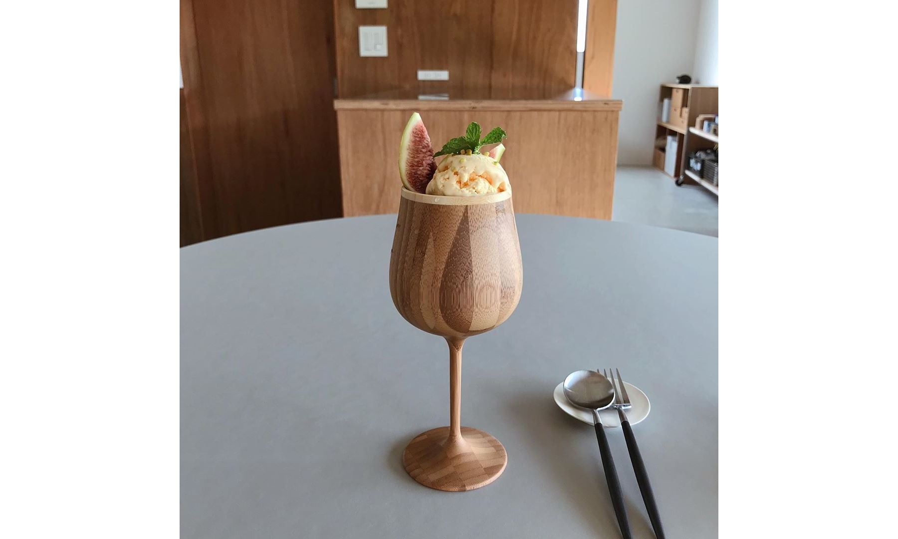 RIVERETの竹のグラスカップ