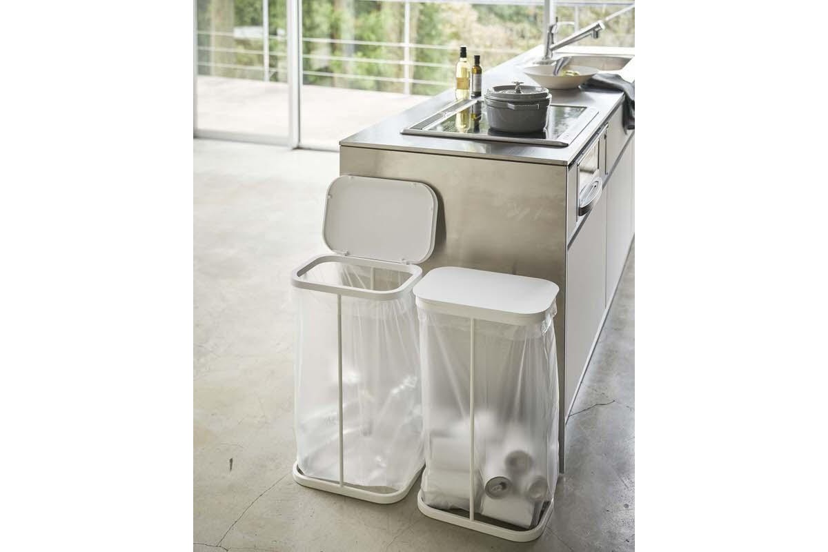 分別ｺﾞﾐ袋ﾎﾙﾀﾞｰ ﾙｰﾁｪ ﾎﾜｲﾄ