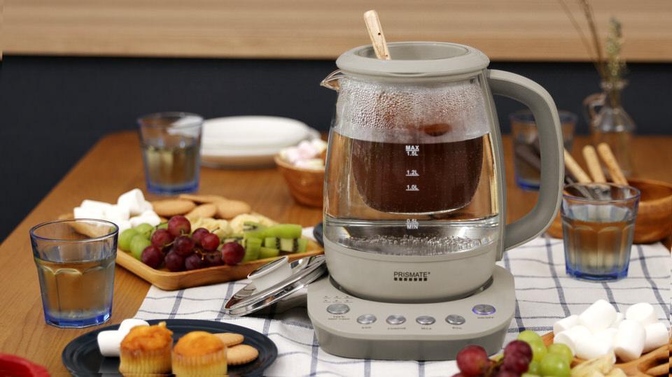 PRISMATEのガラスディッシュケトルは、調理もできる優れもの