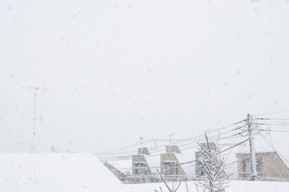 雪の降る景色