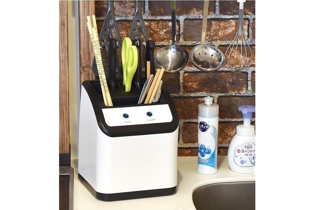 乾燥・除菌機能付き包丁立て
