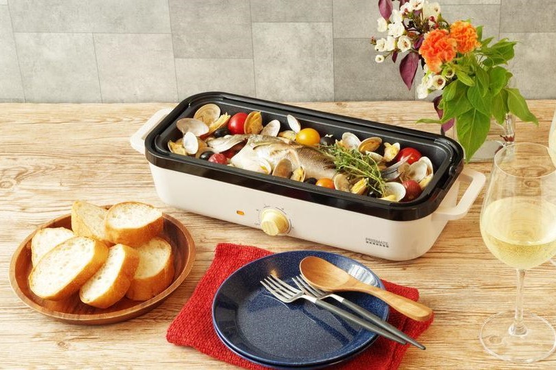 コンパクトなホットプレート