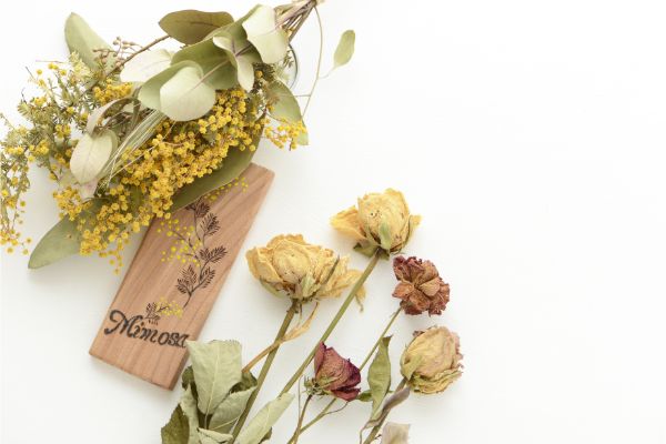 ドライフラワーの飾り方