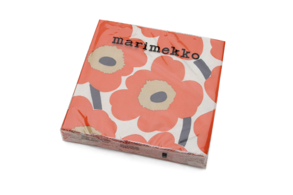 Marimekkoのウニッコ柄ペーパーナプキン
