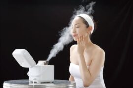顔全体を包み込むスチームでおうちにいながら最高のリラックスタイムを