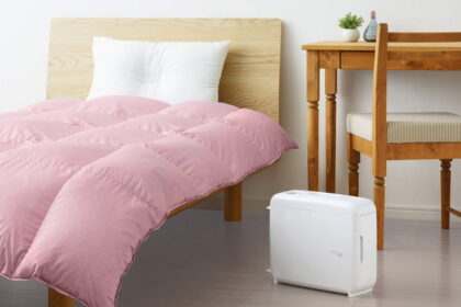 縦置き横置き、両方使えて便利なふとん乾燥機アロマドライ