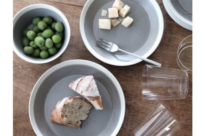 テーブルを彩る食器。料理が映えるdishesの18cmプレート