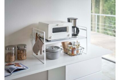 towerのトースターラックでキッチンのデッドスペースをおしゃれに有効活用